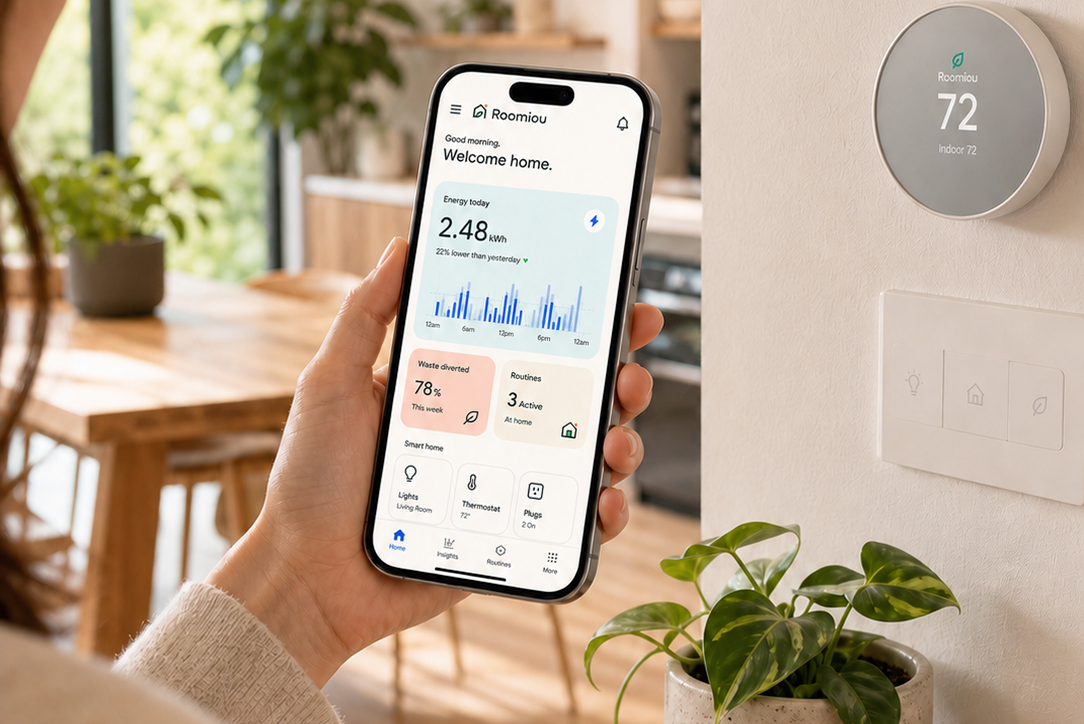 Roomiou Smart home experience designed